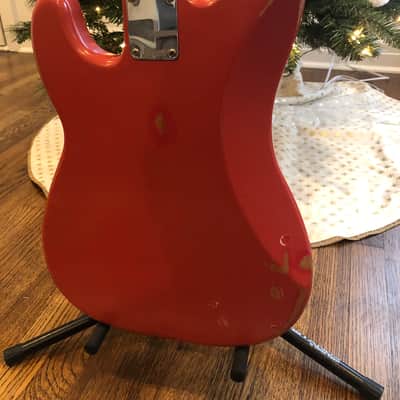 Fender Precision Bass Fiesta Red image 5