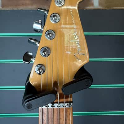 Fender American Deluxe Stratocaster HSS Amber 2006 Electric Guitar image 10