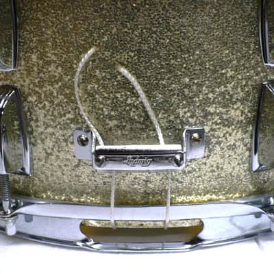 Ludwig Model 902PC 6 1/2" x 14" Symphonic Snare Drum / Sparkling Silver Pearl 1967 image 11