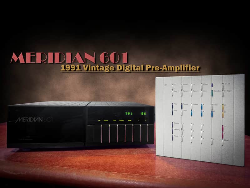 Meridian 601 🌈RaRe🌈 Collector’s High-End Digital Pre-Amplifier image 1