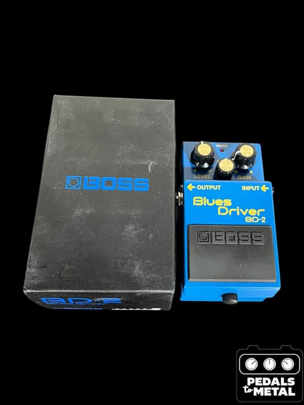 Boss BD-2 Blues Driver (Silver Label) 1995 - Present - Blue - | Reverb