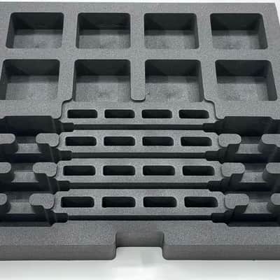 Custom Foam Insert for Rack Drawer fits 8 Shure ADXR Axient Digital PSM IEM Wireless In-Ear Bodypacks AD610 Showlink image 3