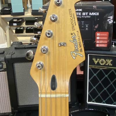 Fender Standard Stratocaster with Vintage Tremolo, Maple Fretboard 1992 - Crimson Red Metallic image 2