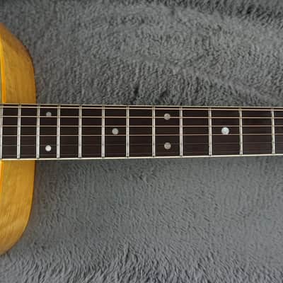 Pearl Folk Acoustic Guitar - Curly Maple - Japan Acoustic Guitar w/ Hard Case image 7