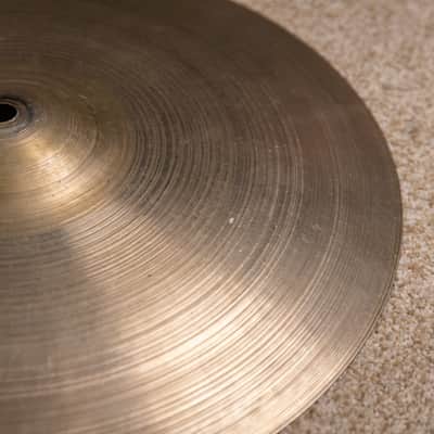 Vintage Zildjian 14" Thin Hi Hat Cymbals 706g 729g image 5