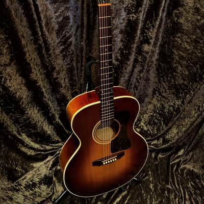 1988 Guild Acoustic Guild GF30sbx Vintage Gruhn/Walker Sunburst Flame Maple Archback Acoustic image 1