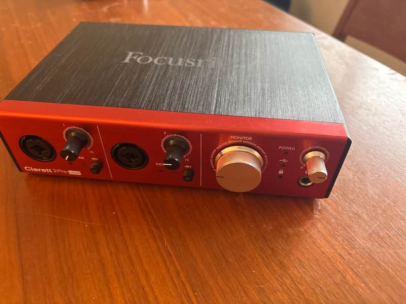 Focusrite Clarett+ 2Pre USB-C Audio Interface 2021 - Present - Red image 1