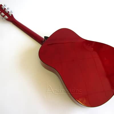 Dreadnought Rebel Flag Acoustic Guitar image 4