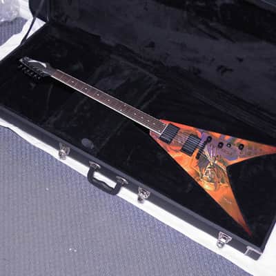 DEAN Dave Mustaine VMNT V electric GUITAR Peace Sells graphic NEW w/ CASE image 1