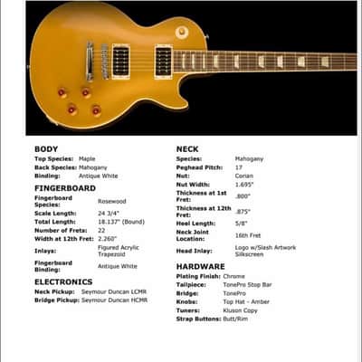 2008 1st Limited Run Gibson Slash COA hand signed by Slash Goldtop 1st run Rare image 13