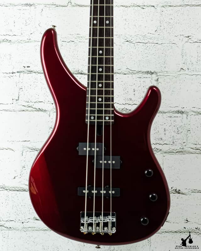Yamaha TRBX174 4-String Bass Red Metallic image 1