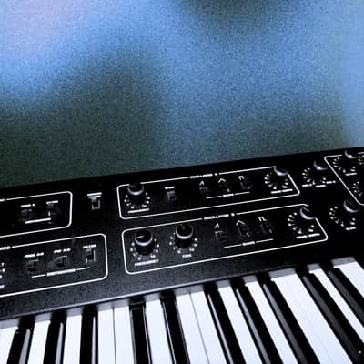 Sequential Prophet 600 GLIGLI Mod 61-Key 6-Voice Polyphonic Synthesizer 1982 - 1985 - Black with Wood Sides image 9