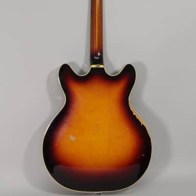 1966 Guild Starfire IV Sunburst Finish Vintage Electric Guitar w/OHSC image 10