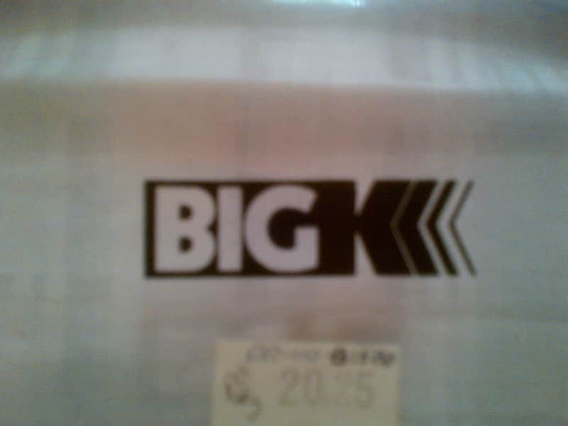 Big K black dot controlled sound 15" 1995 Clear image 1