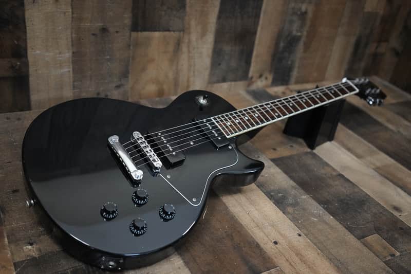 Aria Pro II Blitz Leopard 2010s Black Single Cut Junior | Reverb