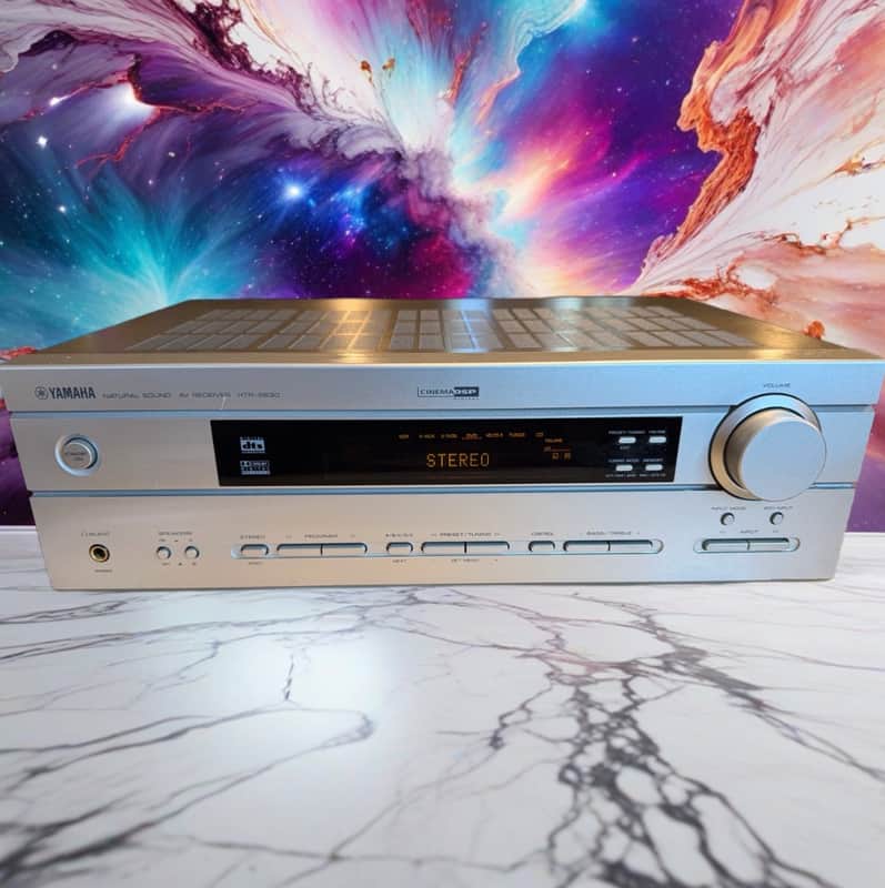 Yamaha HTR-5630 Natural Sound AV Receiver Silver Tested & Cleaned Working BEAUTY image 1