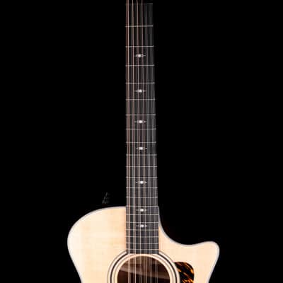 Taylor 354ce Grand Auditorium 12-String Acoustic Electric Guitar Natural With Case image 10