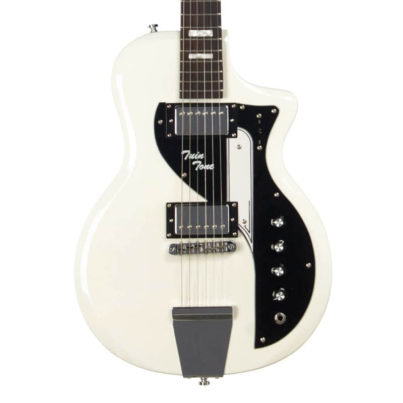 Airline Guitars Twin Tone White image 1
