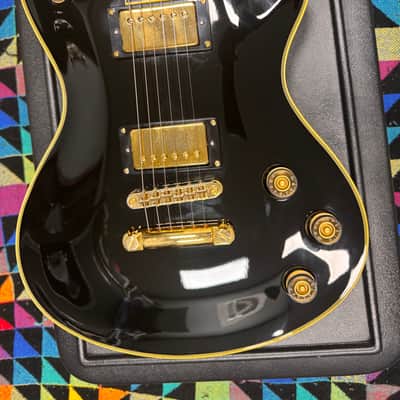 MINTY! Schecter Tempest Custom 2010 Gloss Black Gold Hardware 🏅🏅 image 8