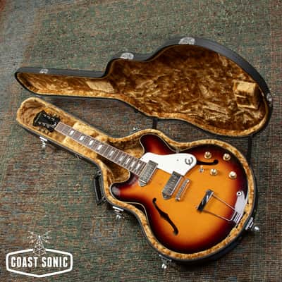1990 Epiphone Casino Sunburst Pre-Elitist made in Japan w/hard case image 18
