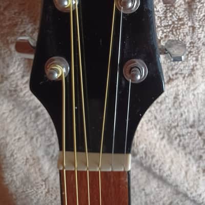 Mitchell D120 Dreadnought Acoustic Guitar Regular Black image 10