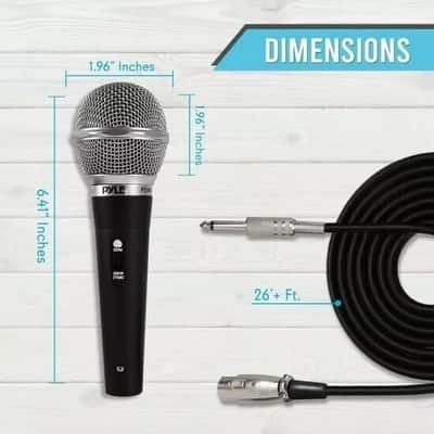 Dynamic Microphone Kit – 3 Professional Handheld Mics with XLR Cable image 2
