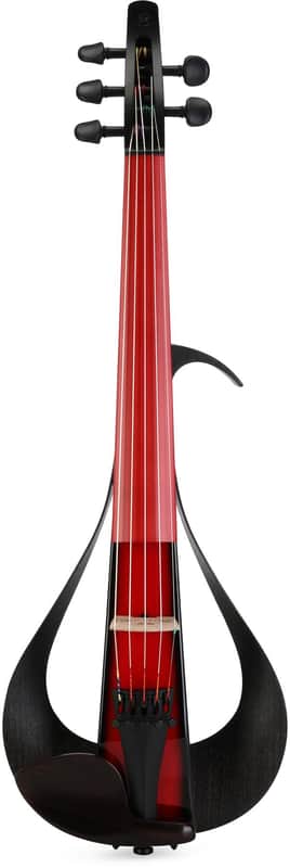 Yamaha YEV105 Pro Electric 5-string Violin - Deep Red/Black image 1