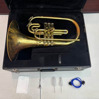 Blessing M-400 Mellophone — Lacquered Brass, Hard Case + Accessories image 1