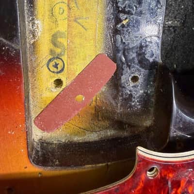 Vintage Fender 1966 Jazz Bass Bound Neck Dot Inlays image 17