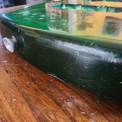 Peavey Fury V 5-string bass body 2007 - green QM image 13