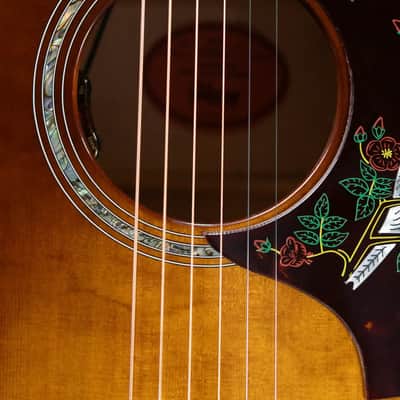 Gibson Dove Anniversary Limited Edition Acoustic/Electric Guitar - Cremona Burst with Hardshell Case image 12