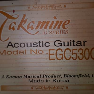 Takamine Acoustic/Electric Guitar G Series EGC530C - Natural image 13