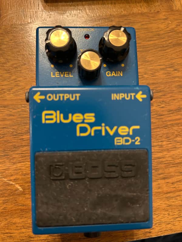 Boss BD-2 Blues Driver (Silver Label) 1995 - Present - Blue