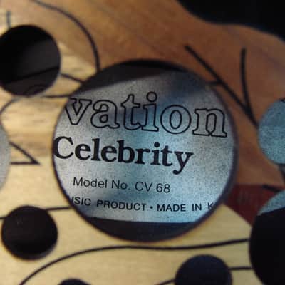 Ovation Celebrity CV68 Viper Acoustic/Electric Guitar image 8