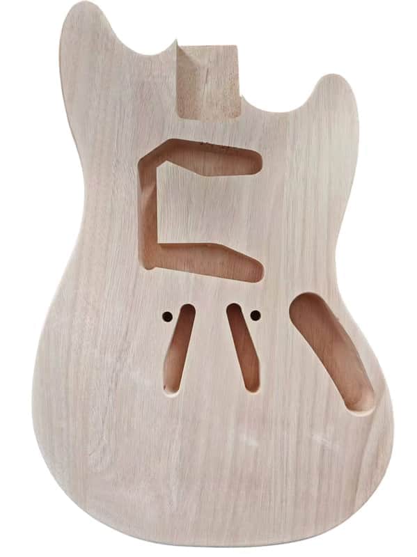 Mustang Style Guitar Mahogany Wood Body image 1