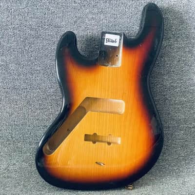 Tobacco Burst Left Hand Jazz Bass Style Basswood Body image 1