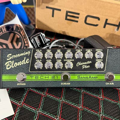 Tech 21 Character Plus Series  Screaming Blonde  =  Fender-style + Tube Screamer-style imagen 3