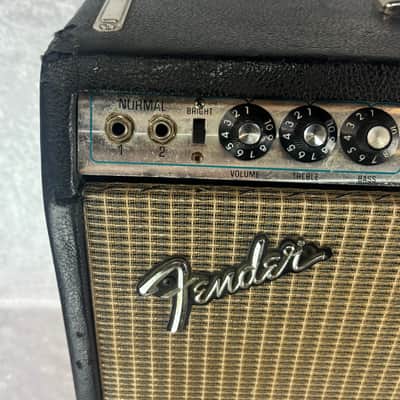 Vintage 1970's Fender Super Reverb 4x10 all tube guitar combo amp image 17