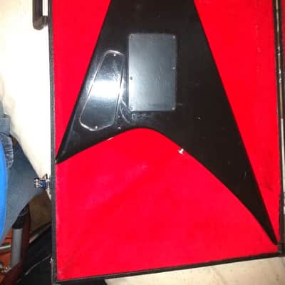 Kramer Vanguard 1984 Black 80's USA D-Plate Banana headstock Neck Rare Guitar Vintage image 3