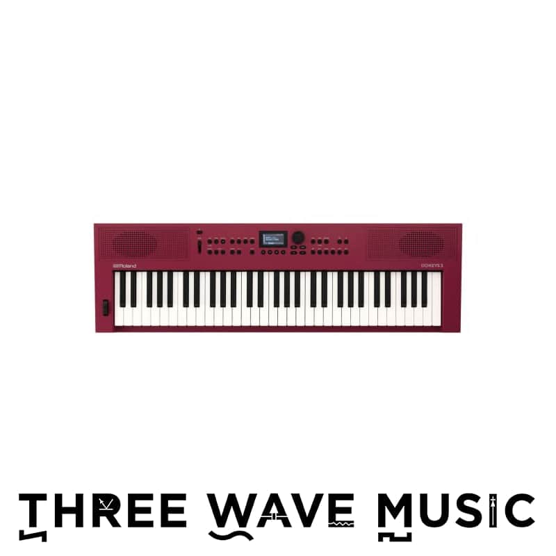 Roland GO:KEYS 3 (Dark Red) - Music Creation Keyboard [Three Wave Music] image 1