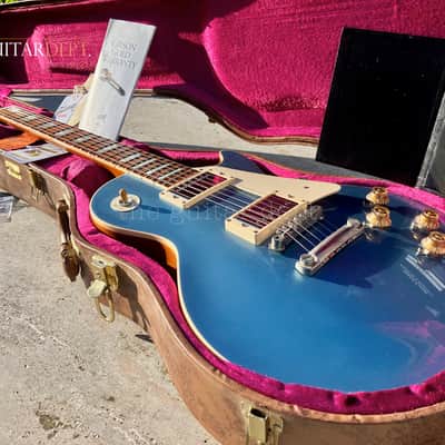 ♚TIMEWARP♚UNDER THE BED !♚SUPER RARE !♚ 2012 Gibson CUSTOM SHOP R7 ♚ 1957 Reissue Les Paul ♚ Ltd Edn PELHAM BLUE ♚ 57 image 3