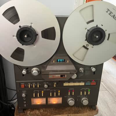 PLEASE READ DESCRIPTION!!! TASCAM 32 1/4" 10.5 inch 2-Track Half Track Semi Pro Reel to Reel Tape Deck Recorder 1989 - 1997 - Black image 1