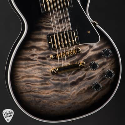 Gibson Custom Shop Dealer Select Les Paul Custom 5A Quilt "Tree Of Life" Cobra Burst #CS601705 image 6