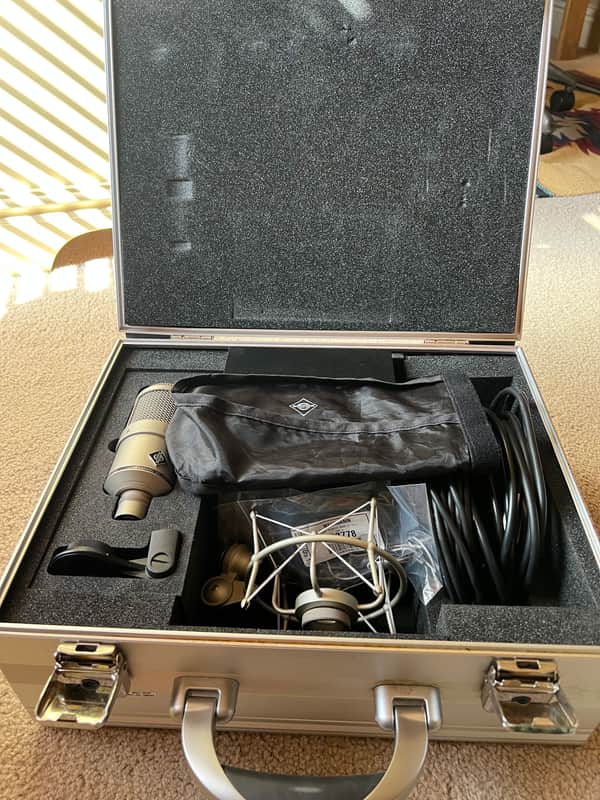 Neumann M 147 Large Diaphragm Cardioid Tube Condenser Microphone 1999 - Present - Nickel image 1