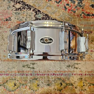 Slingerland 14x5" Chrome Over Steel 10-Lug Snare Drum image 2