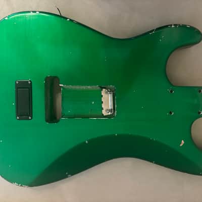 MJT Body Charvel Pocket 2019 - Recessed Floyd Metallic Candy Apple Green image 6