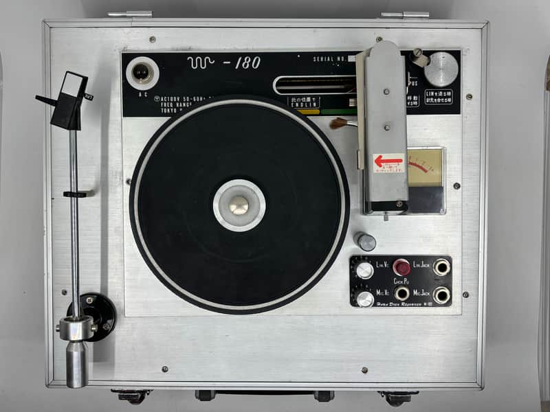7" Record Cutting Lathe Hara Disk Recorder M-180 Working! image 1