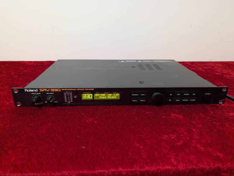 Immagine Roland SRV-330 Dimensional Space Reverb 1993 - 1998 - Black Rackmount Rack Mount Effects Unit - 1