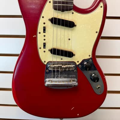Fender Mustang Electric 1965, Red with Hardshell Case - Pre Owned image 7