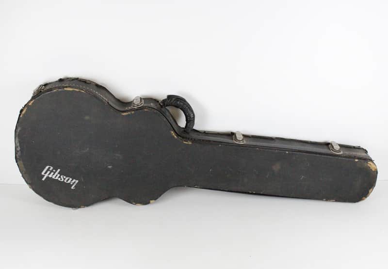 1973 Vintage Gibson L6-S/Marauder/S-1 Original Hard-shell Case Burgundy plush Interior 1970s USA image 1